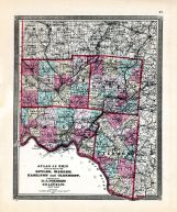 Butler, Warren, Hamilton, Clermont, Ohio State Atlas 1868